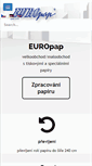 Mobile Screenshot of europap.cz