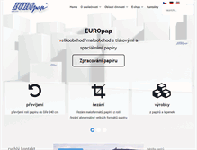 Tablet Screenshot of europap.cz